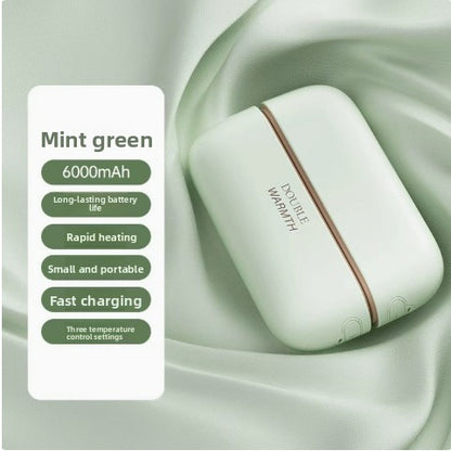 Mini Magnetic USB Hand Warmer with Power Bank Function
