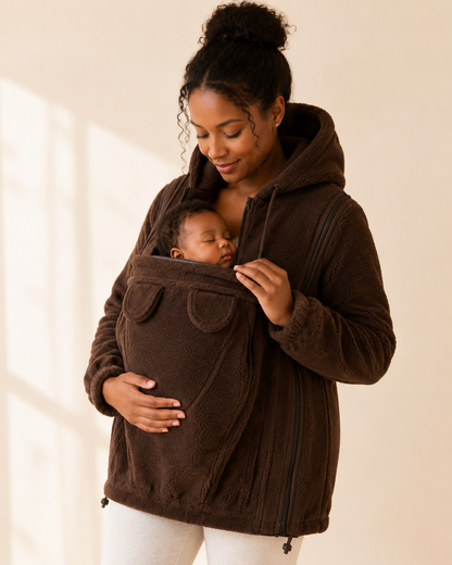 Womens Cashmere Blend Hooded Cardigan