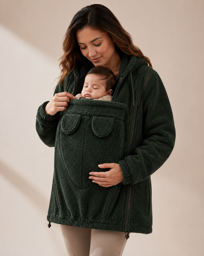 Womens Cashmere Blend Hooded Cardigan